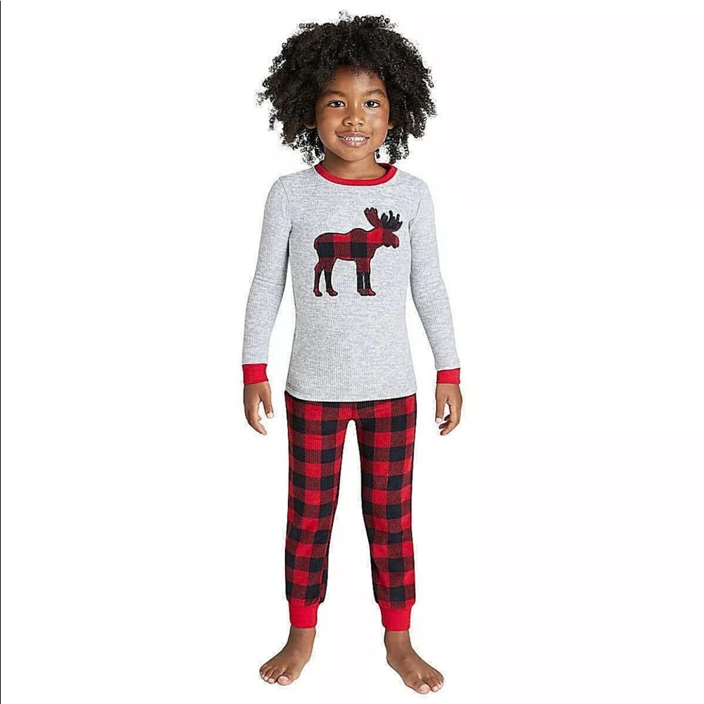 NEW EDDIE BAUER UNISEX KIDS 2 PC PJS HOLIDAY SLEEP SET PAJAMAS SIZE 3t,4t,6,7,8